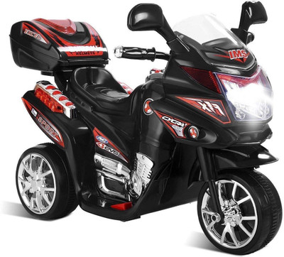 

Baybee Samurai Battery Operated Ride On Bike with Music, Horn, Headlights with 25 Kg Weight Capacity Bike Battery Operated Ride On(Black)