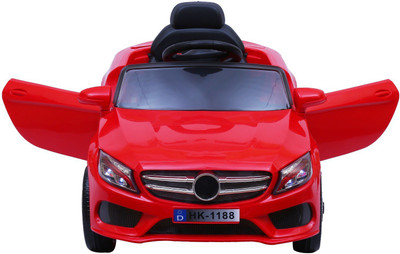 

Happykids HappyKids 12 volt mini ride on car, with openable doors and remote control ( 2-4 year kids) Car Battery Operated Ride On(Red)