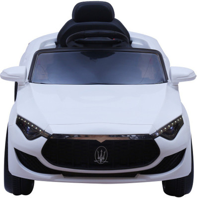 

Happykids 12 volt mini ride on car, with openable doors and remote control ( 2-4 year kids) Car Battery Operated Ride On(White)
