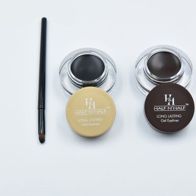 

Half N Half LONG LASTING GEL EYELINER ( KL-02 - JET BLACK 01 + ASH BROWN 02) 8 g(JET BLACK + ASH BROWN)