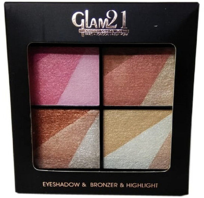 Glam 21 Palette Eyeshaow & Bronzer & Highlighter-03 12 g(Multicolor)