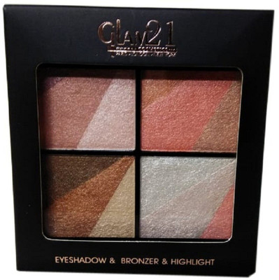 

Glam 21 Palette Eyeshaow & Bronzer & Highlighter-04 12 g(Multicolor)