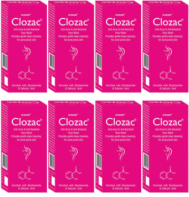 Elegant Clozac Anti - Acne & Anti - Bacterial Face Wash(480 ml)