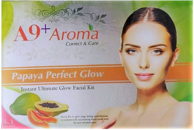 

A9+ Aroma Corret & Care Papaya Perfect Glow 5 in 1 Facial Kit 600g 600 g