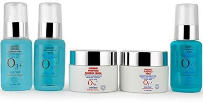 

O3+ Seaweed Facial Kit for Normal to Oily, Acne Prone Skin with D-Tan Pack 1.3 g(Set of 5)