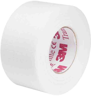 3M Transpore Tape - Clear - 1 Inch Tape - 12 Rolls x 10 Yards First Aid Tape(Pack of 12)