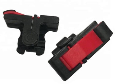 

BAGATELLE Best Quality New Version Mobile Gaming PubgTrigger L1R1 Shooter Controller PUBG Trigger For Smart phone Gaming Controller,Joystick, L1R1 Shooter Trigger, Fire Buttons, Aim Key, Gamedpad, Sensitive Shoot Physical Mobile Game Controller for PUBG /