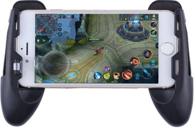 

AMJ PUBG Universal Mobile Hand Grip Controller for 4.5 to 6.5 inch all Mobile, Mini Joystick Game Handle Grip Controller, Mobile Handle Grip PGR_008 Gaming Accessory Kit(Black, For Android, iOS)