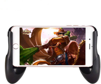 

AMJ PUBG Universal Mobile Hand Grip Controller for 4.5 to 6.5 inch all Mobile, Mini Joystick Game Handle Grip Controller, Mobile Handle Grip PGR_010 Gaming Accessory Kit(Black, For Android, iOS)