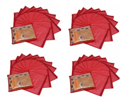 Ajabh High Qulity Non-Woven Single Saree Cover - Set of 48 Pcs(red) Keep saree\Salwar Suit(Red)