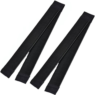 

ACUTAS Hair Styling Donut Bun Maker Former Foam French Twist Magic Tool for Women & Girls (2 Qty) Hair Band(Black)