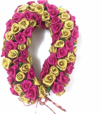 

Gold Touch Hair Juda Accessories Gajra Flowers For Party Style Hair Accessory Set(Gold)