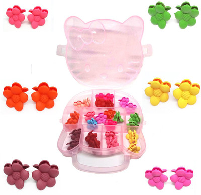 

TANVI J TANVI BABY CLIPS GIFT PACK Hair Clip(Multicolor, Pink)