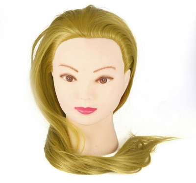 

Confidence Human Mannequin Head Dummy, Golden Hair Extension