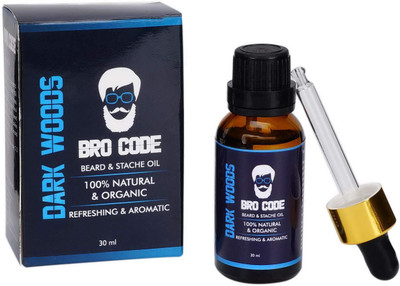 

Bro code Organic Beard Conditioner And Men's Softener Beard Oil Hair Oil(30 ml)