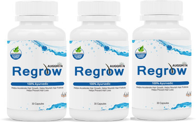 

Auggmin Regrow Natural & Ayurvedic Hair Regain Capsules(90 g)