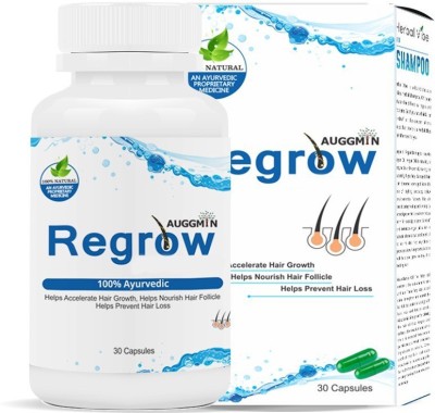 

Auggmin Regrow Natural & Ayurvedic Hair Regain Capsules(30 g)