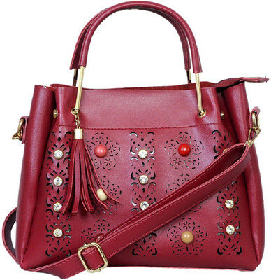 

Fiesto fashion Hand-held Bag(Maroon)