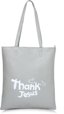

Leather Land Tote(Grey)