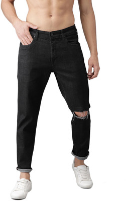 HERE&NOW Tapered Fit Men Black Jeans at flipkart