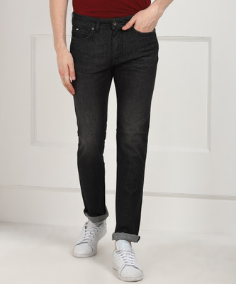 GAS Slim Men Black Jeans at flipkart