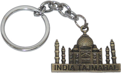 Aura Imported Double Sided Full Metal INDIA TAJ MAHAL Symbol Of Love Key Chain