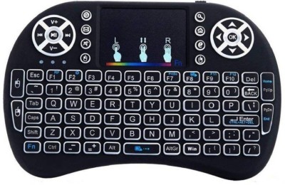 Czech Mini Wireless Keyboard with built-in Touchpad Mouse (Multifunction Touchpad Keyboard) Compatible with SMART TV, ANDROID TV BOX, Raspberry-pi, android mobile and tablet, laptop ,p.c. Wireless MK0 at flipkart