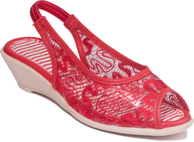 

Khadim's Girls Sling Back Mule(Slip ons)(Red