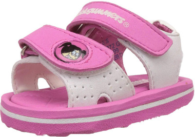

Bubblegummers Girls Velcro Flats(Pink