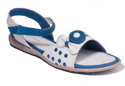 

Khadim's Girls Velcro Flats(Blue