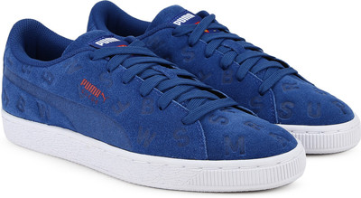 

Puma Boys & Girls Lace Sneakers(Blue, Limoges-limoges-red