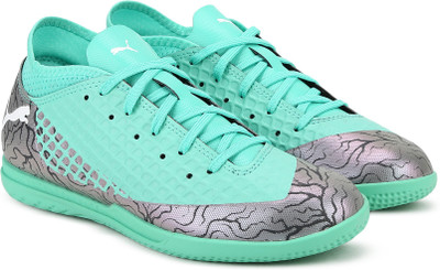

Puma Boys & Girls Lace Football Shoes(Green, Black