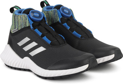 

ADIDAS Boys Lace Walking Shoes(Black, Cblack/refsil/blue