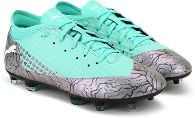 

Puma Boys & Girls Lace Football Shoes(Green, Col shift green white black