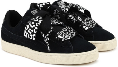 

Puma Girls Lace Sneakers(Black, Whisper white