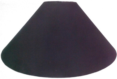 

RDC 13" Round Plain Black - B22 Holder Ring Size Table Lamps Lamp Shade(Cotton, Plastic)