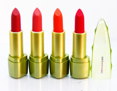 

firstzon™ Aloe extract moisturizing matte lipstick set of 4(multicolor)