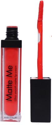 

The Looks Matte me Waterproof Liquid lipstick(Coral Glow)