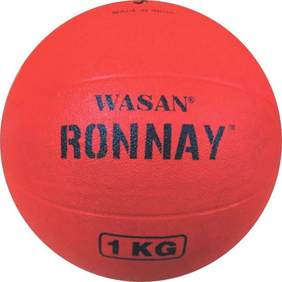 

Wasan Soft Rebound Rubber Medicine Ball-Orange 1 KG - Gym Training Fitness Medicine Ball(Weight: 1 kg, Orange)