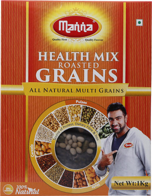 

Manna Health Mix Roasted, Gluten Free & 100% Natural source of Protein, Dietary Fibre & Iron 1 kg