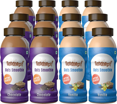 

Oh My Goodness! Milk And Chocolate Oats Smoothies | Pack of 12 205 g(Pack of 12)