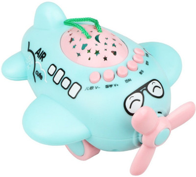 

Ninos World Ninosworld New Born Remote Controlled Air Craft Baby Sleep Projector Learning Musical Toy ( Multi Color)(Multicolor)