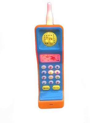 

Bestie Toys Cell Phone Toy,play phone, telephone for Unlimited Music & Lighting (Multicolor)(Multicolor)