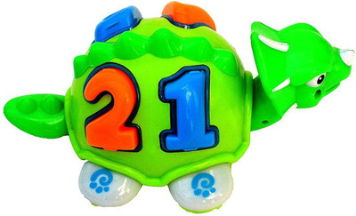 

Taaza Garam Kids high Quality Turtle & Crocodile & Dinosaur Music and Light Toy Animals Shape Great Fun Plastic Baby Learning Toy - Gift Toy (MULTI- Design)(Multicolor)
