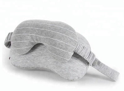 

Trendal Travel 2-in-1 Pillow Sleeping Eye Mask and Support Pillow Eyeshade Cover Travel Mask (Light Grey) Neck Pillow & Eye Shade(Light Grey)