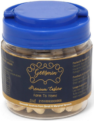 

GEOSMIN King of Cashew Super Premium Plain Grade W180 / W210 nuts Cashews(200 g, Mason Jar)