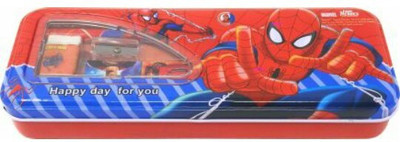 

JMD birthday return gift or school kit cartoon Art Metal Pencil Box(Set of 1, Multicolor)