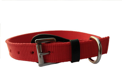 

kuze Embellished Dog Collar Charm(Red, Black, Round)