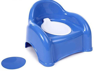 

aroraonlinetraders Potty Training Chair Baby potty Seat with removable bowl & lid - Blue Potty Box (Blue) Potty Seat(Blue)