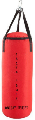 

FACTO POWER ONLINE SERIES 7.5 FEET LONG, PU MATERIAL, RED COLOR, UNFILLED WITH HANGING STRAPS Hanging Bag(7.5, 90 kg)